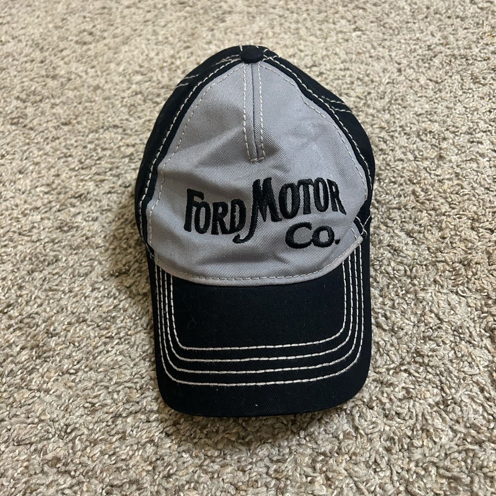 Open Road Brand Ford Motor Co. Official License Black Gray Baseball Cap One Size